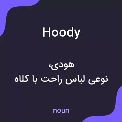 معنی hoody به فارسی معنی hoody به فارسی