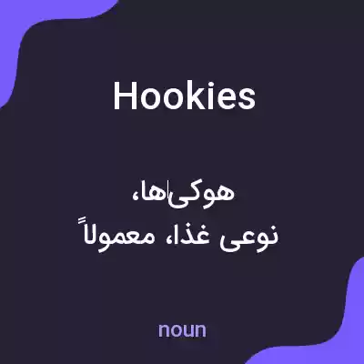 معنی hookies به فارسی معنی hookies به فارسی
