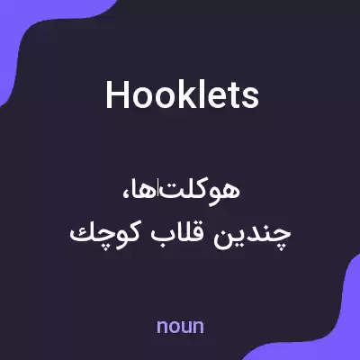 معنی hooklets به فارسی معنی hooklets به فارسی