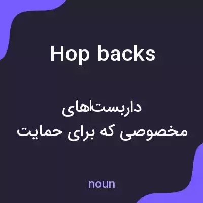 معنی hop backs به فارسی معنی hop backs به فارسی