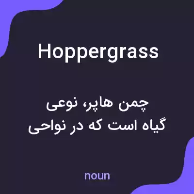 معنی hoppergrass به فارسی معنی hoppergrass به فارسی
