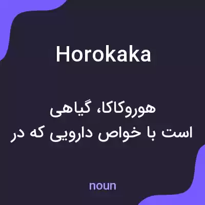 معنی horokaka به فارسی معنی horokaka به فارسی
