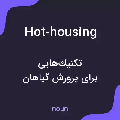 معنی hot-housing به فارسی معنی hot-housing به فارسی