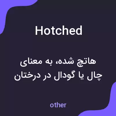 معنی hotched به فارسی معنی hotched به فارسی