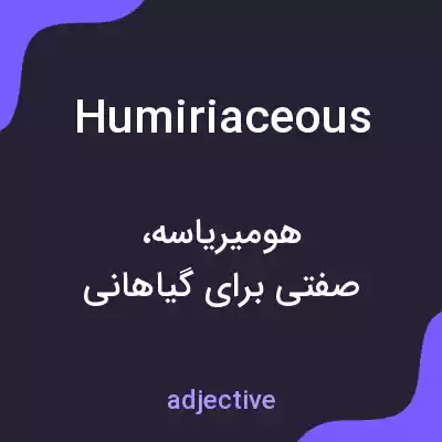 معنی humiriaceous به فارسی معنی humiriaceous به فارسی