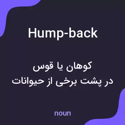 معنی hump-back به فارسی معنی hump-back به فارسی