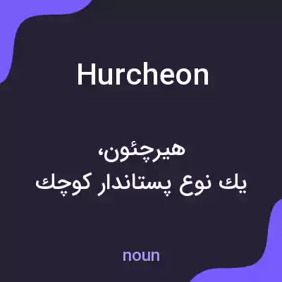 معنی hurcheon به فارسی معنی hurcheon به فارسی