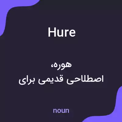 معنی hure به فارسی معنی hure به فارسی