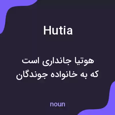 معنی hutia به فارسی معنی hutia به فارسی