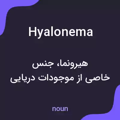 معنی hyalonema به فارسی معنی hyalonema به فارسی
