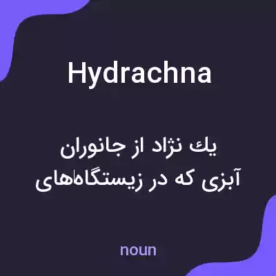 معنی hydrachna به فارسی معنی hydrachna به فارسی