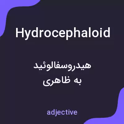معنی hydrocephaloid به فارسی معنی hydrocephaloid به فارسی