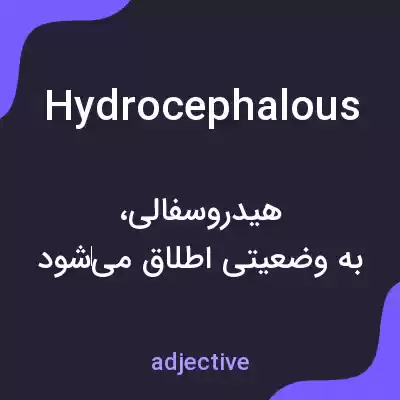 معنی hydrocephalous به فارسی معنی hydrocephalous به فارسی