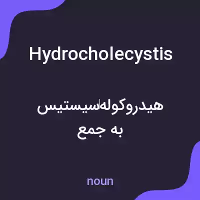 معنی hydrocholecystis به فارسی معنی hydrocholecystis به فارسی