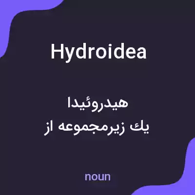 معنی hydroidea به فارسی معنی hydroidea به فارسی