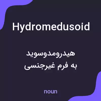 معنی hydromedusoid به فارسی معنی hydromedusoid به فارسی