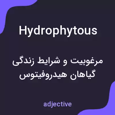 معنی hydrophytous به فارسی معنی hydrophytous به فارسی