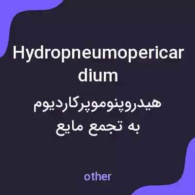 معنی hydropneumopericardium به فارسی معنی hydropneumopericardium به فارسی