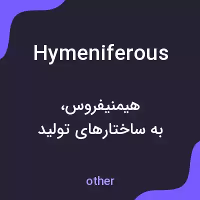 معنی hymeniferous به فارسی معنی hymeniferous به فارسی