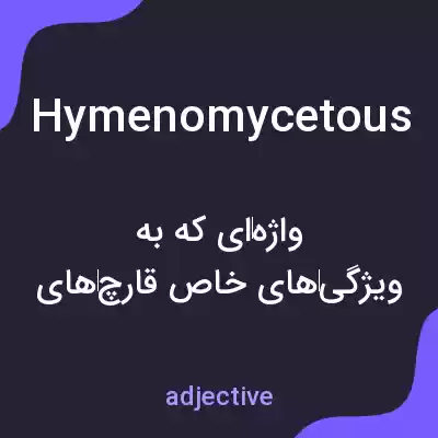 معنی hymenomycetous به فارسی معنی hymenomycetous به فارسی