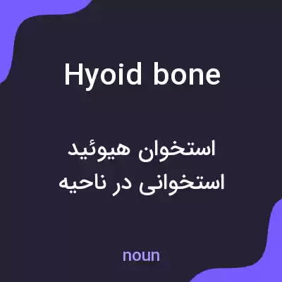 معنی hyoid bone به فارسی معنی hyoid bone به فارسی