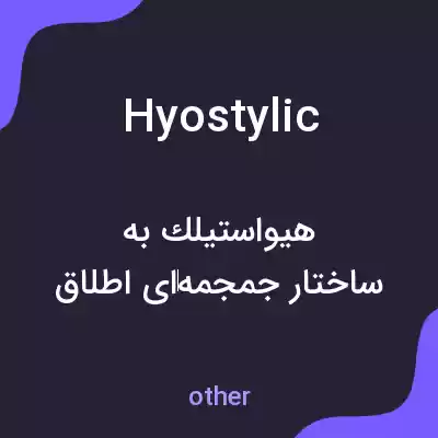 معنی hyostylic به فارسی معنی hyostylic به فارسی