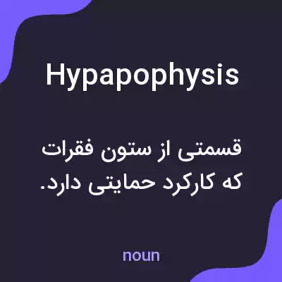 معنی hypapophysis به فارسی معنی hypapophysis به فارسی