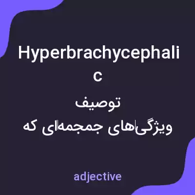 معنی hyperbrachycephalic به فارسی معنی hyperbrachycephalic به فارسی