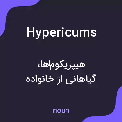 معنی hypericums به فارسی معنی hypericums به فارسی