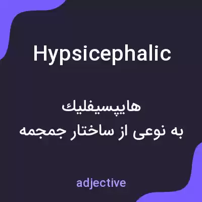 معنی hypsicephalic به فارسی معنی hypsicephalic به فارسی
