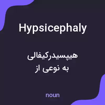 معنی hypsicephaly به فارسی معنی hypsicephaly به فارسی
