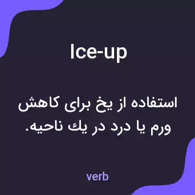 معنی ice-up به فارسی معنی ice-up به فارسی