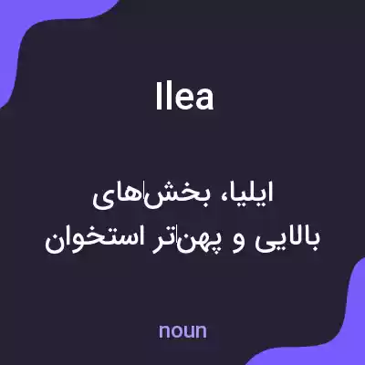 معنی ilea به فارسی معنی ilea به فارسی