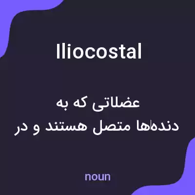 معنی iliocostal به فارسی معنی iliocostal به فارسی