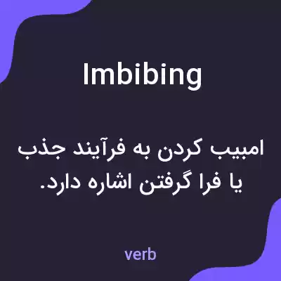 معنی imbibing به فارسی معنی imbibing به فارسی