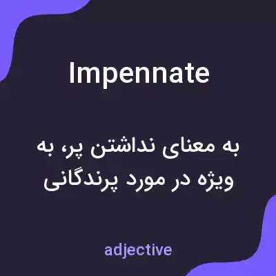 معنی impennate به فارسی معنی impennate به فارسی
