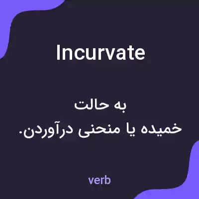 معنی incurvate به فارسی معنی incurvate به فارسی