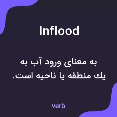 معنی inflood به فارسی معنی inflood به فارسی