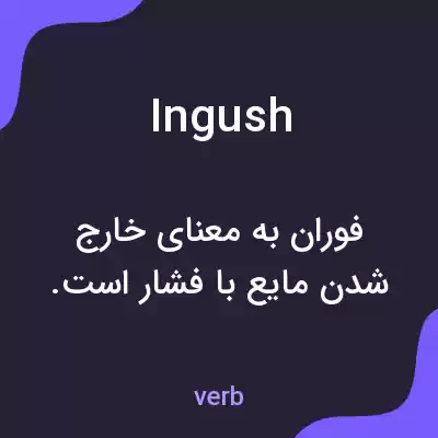 معنی ingush به فارسی معنی ingush به فارسی