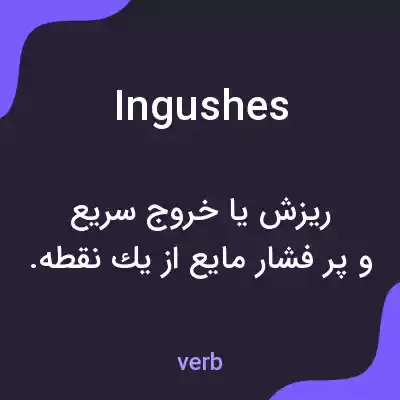 معنی ingushes به فارسی معنی ingushes به فارسی