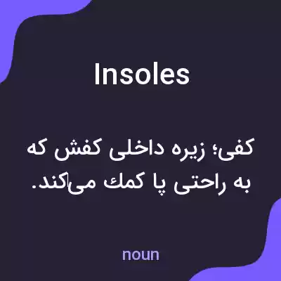 معنی insoles به فارسی معنی insoles به فارسی