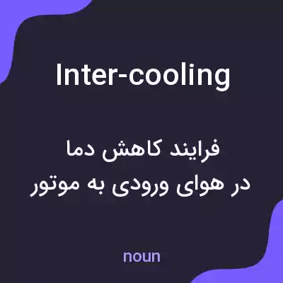 معنی inter-cooling به فارسی معنی inter-cooling به فارسی