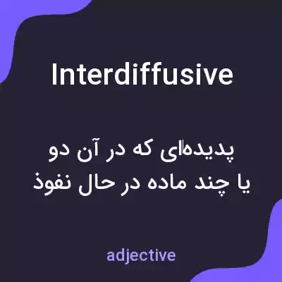 معنی interdiffusive به فارسی معنی interdiffusive به فارسی