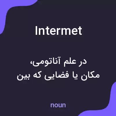 معنی intermet به فارسی معنی intermet به فارسی