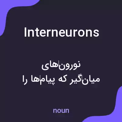 معنی interneurons به فارسی معنی interneurons به فارسی