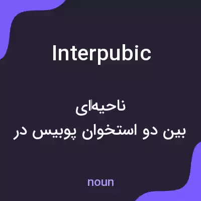 معنی interpubic به فارسی معنی interpubic به فارسی