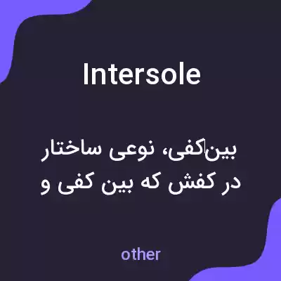 معنی intersole به فارسی معنی intersole به فارسی