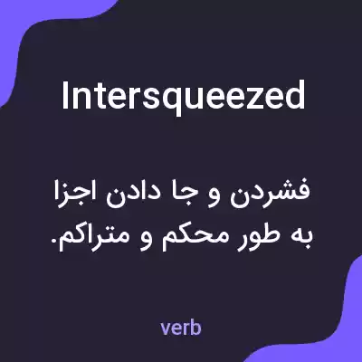 معنی intersqueezed به فارسی معنی intersqueezed به فارسی