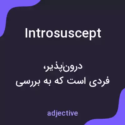 معنی introsuscept به فارسی معنی introsuscept به فارسی