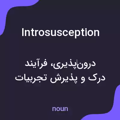 معنی introsusception به فارسی معنی introsusception به فارسی